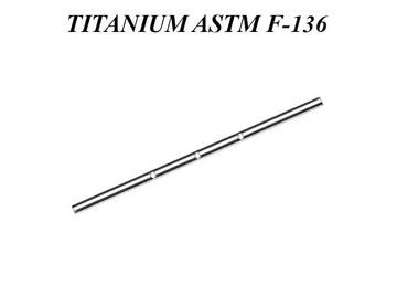 Основа для индастриала Ti Metal с отверстиями для 3-х накруток