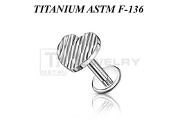 Лабрет из титана Ti Metal кассия Лабрет из титана Ti Metal кассия