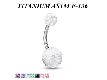 Банан с акриловыми шариками