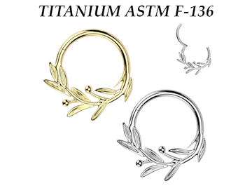 Кликер из титана Ti Metal оливковая ветвь