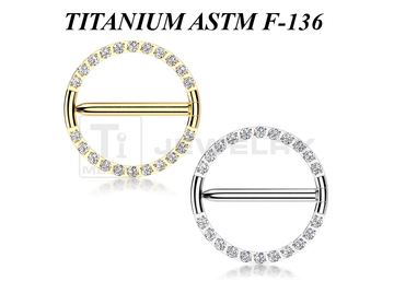 Кликер для груди из титана Ti Metal лунариэль