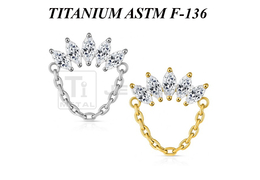 Кластер из титана Ti Metal астрелла