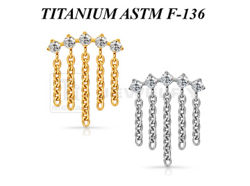 Кластер из титана Ti Metal фалория