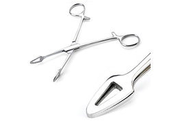 Зажим для пирсинга перевернутый треугольник