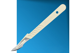 Скальпель стерильный одноразовый