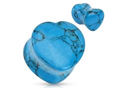 Плаги бирюзовое сердце Плаги бирюзовое сердце