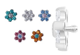 Накрутка на микродермал кристальный цветок