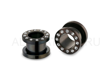 Тоннели анодированные со стразами