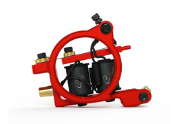 Тату машинка Mustang Tattoo Капитан шейдер красный неон