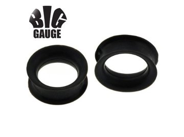 Тоннели Black big silicone