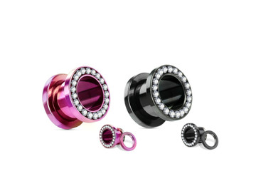 Тоннели кольцо из страз