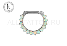 Кликер из титана с опалами