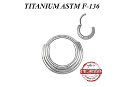 Кликер из титана Steel and Silver триплекс Кликер из титана Steel and Silver триплекс