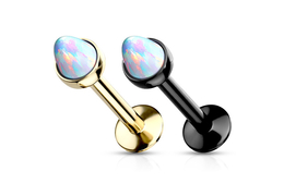 Лабрет опаловый конус