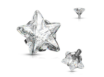 Накрутка кристальная звезда