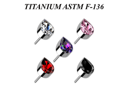 Вставка из титана капля Вставка из титана капля