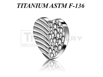 Накрутка из титана Ti Metal антуриум