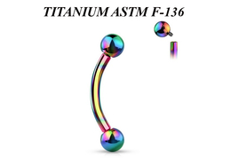 Микробанан из титана Ti Metal анодированный